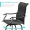 Best Choice Products Set of 2 Outdoor Swivel Bar Stools, Patio Barstool Chairs w/ 360 Rotation, All-Weather Mesh
